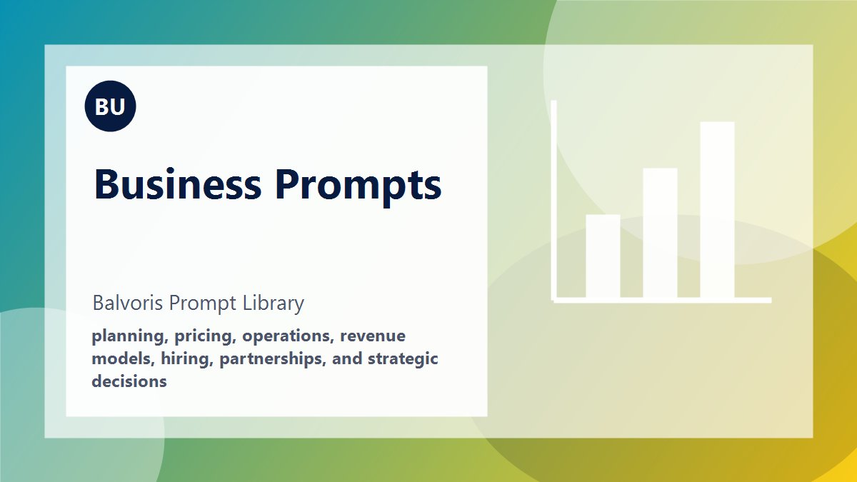 Business Prompts preview