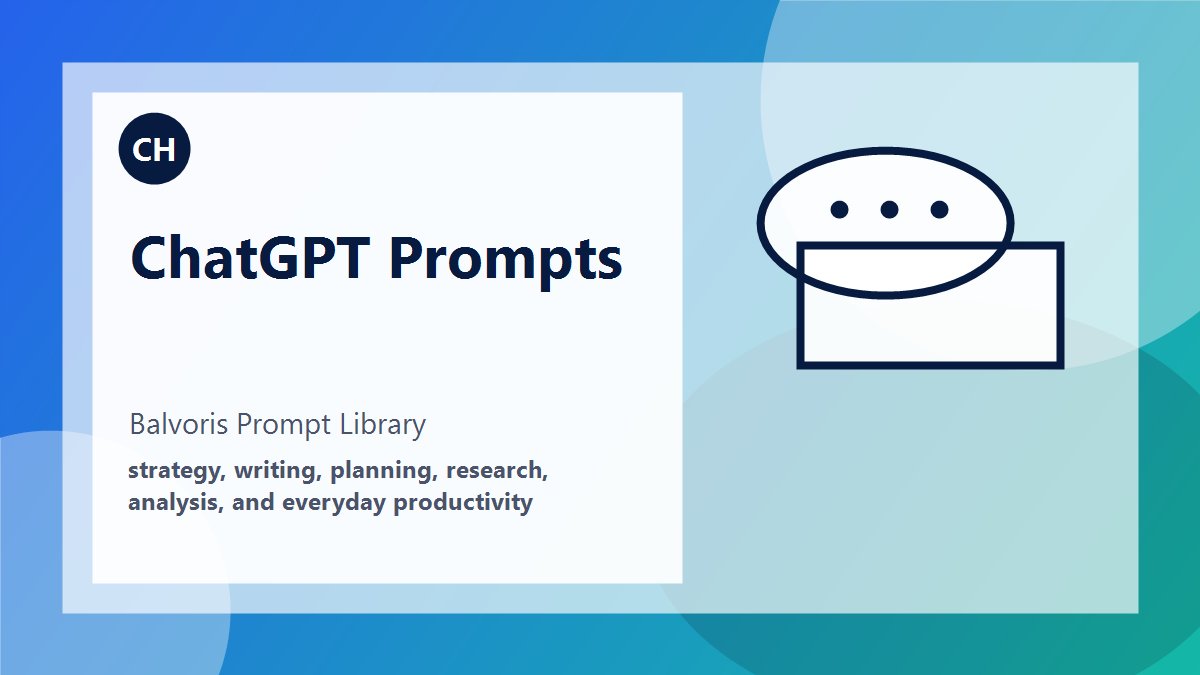 ChatGPT Prompts preview