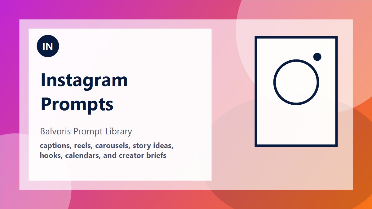Instagram Caption Prompt example preview