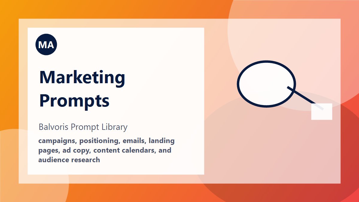 Marketing Prompts preview