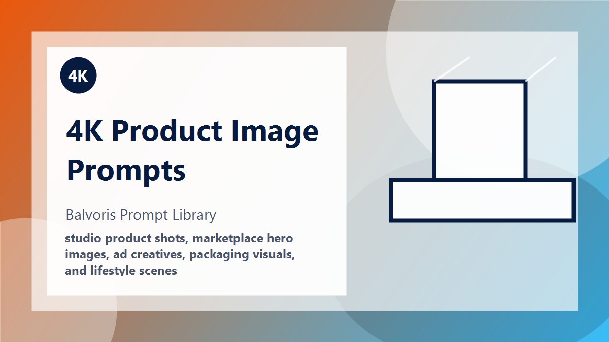 4K Product Image Prompts preview
